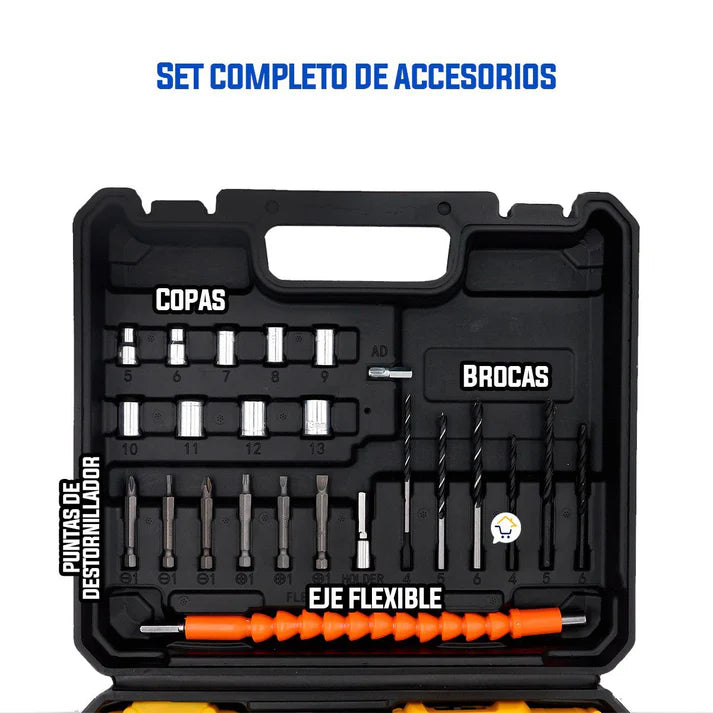 TRL® Taladro Profesional Inalámbrico dos baterías