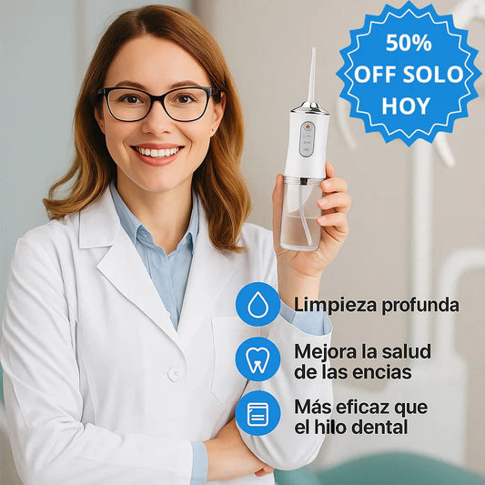 Dent®  Irrigador Profesional - Quita mal aliento en 1 minuto